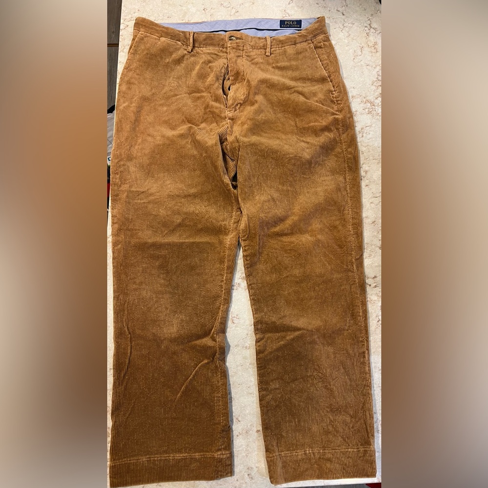 Polo by Ralph Lauren Men's Corduroy Pants in Warm Brown 34x30